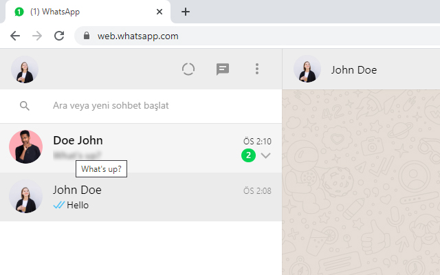 Cara Blur Chat di Whatsapp Web / WA Web lewat Chrome dan Firefox