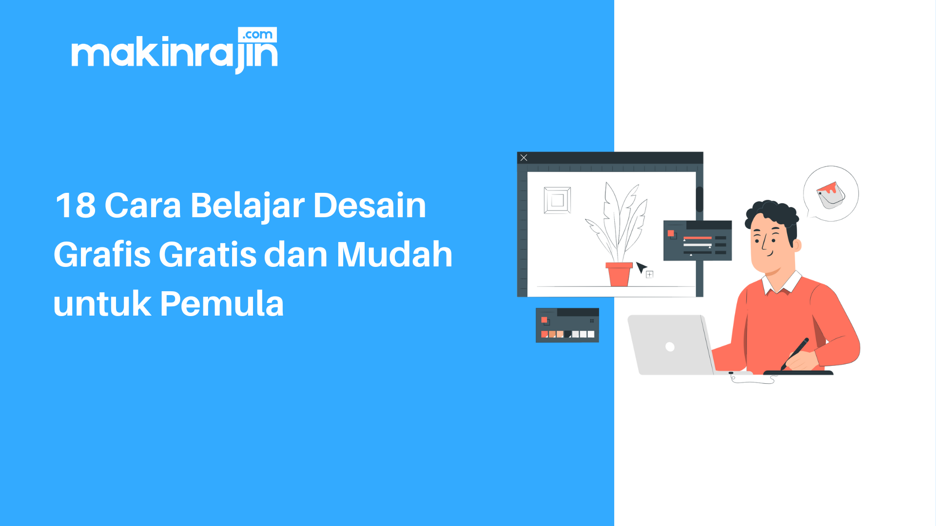 18 Cara Belajar Desain Grafis Gratis dan Mudah untuk Pemula