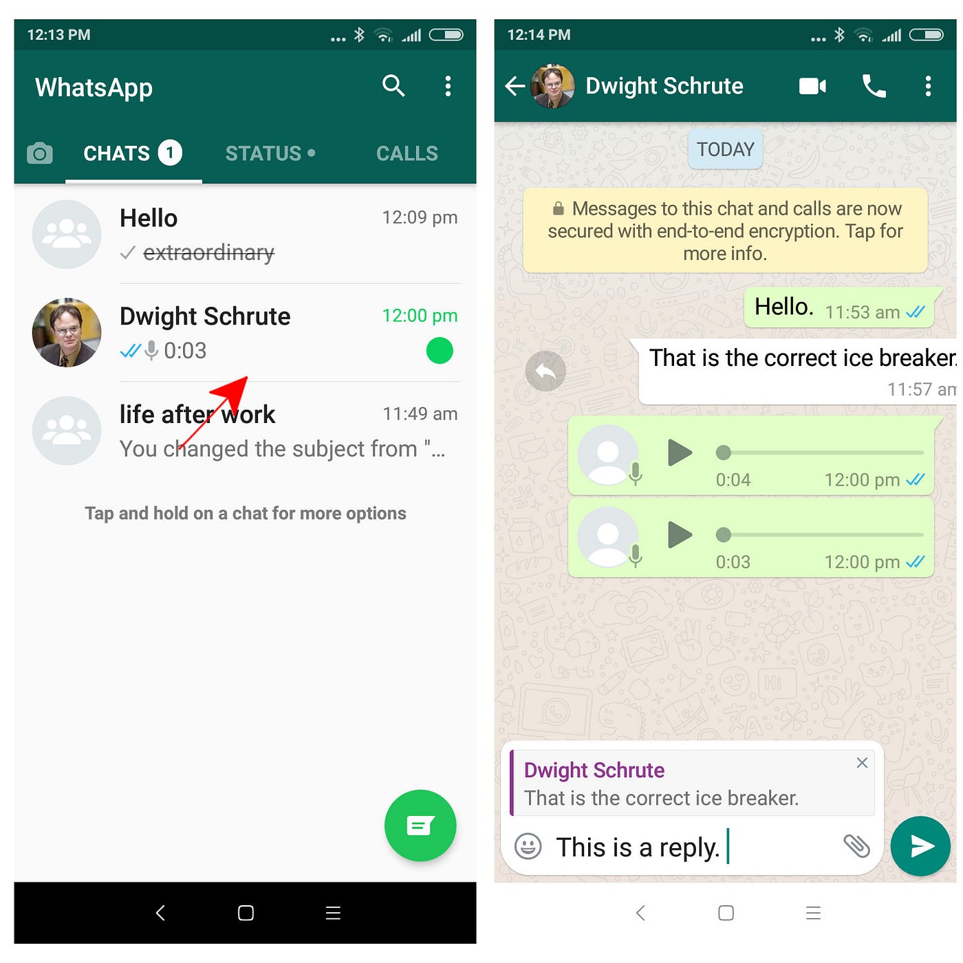 How do I send Messages, Photos, and Videos with WhatsApp on Android