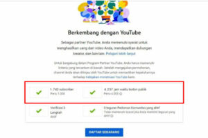 Cara Cepat Mendapatkan 1000 Subscriber dan 4000 Jam Tayang di Youtube