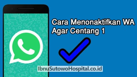 Penting! Cara Agar Whatsapp Centang Satu Tanpa Mematikan Data Terpecaya