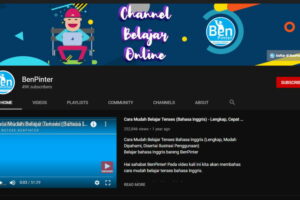 Hebat! Channel Youtube Belajar Bahasa Inggris Orang Indonesia Terpecaya