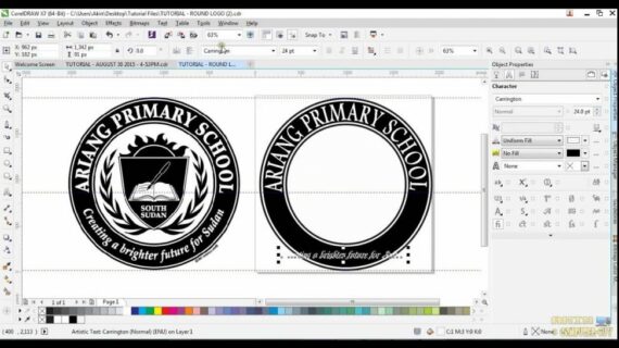 Inilah Desain Logo Di Coreldraw X7 Terpecaya