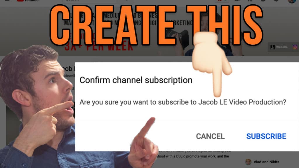 How to Create a YouTube Subscribe Link, 2021 - Jacob LE