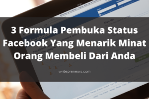 Simak! Cara Jualan Online Di Facebook Tanpa Modal Wajib Kamu Ketahui