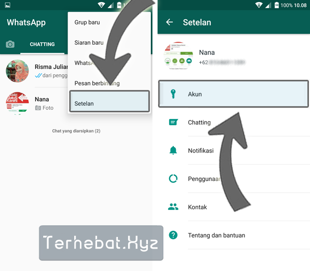 Cara Mengaktifkan Centang Biru Di Whatsapp