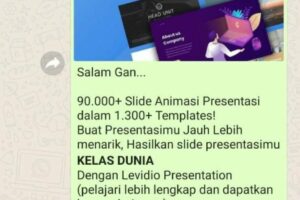 Dahsyat! Kata Kata Broadcast Promosi Di Wa Terbaik