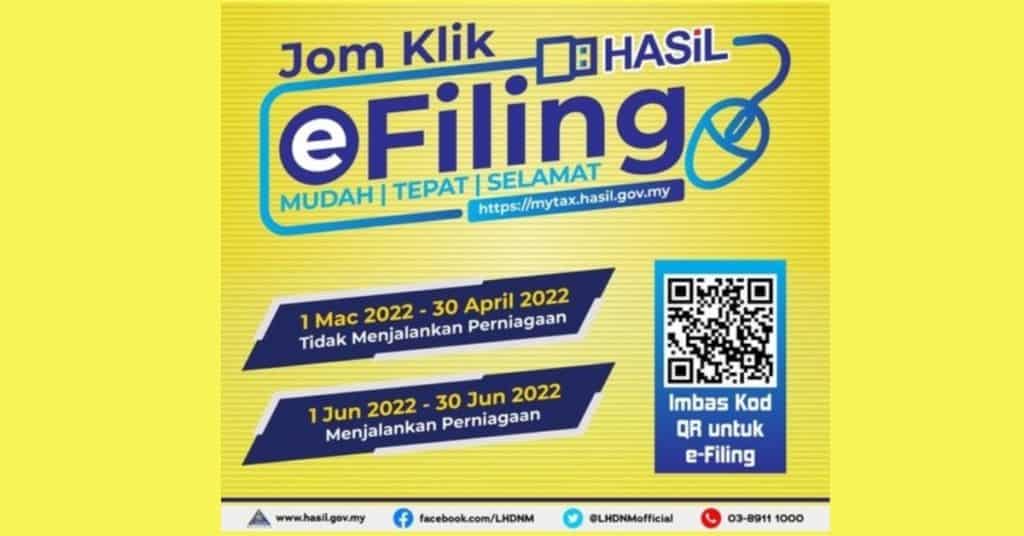 Panduan Isi e-Filing Cukai Pendapatan Untuk Kali Pertama