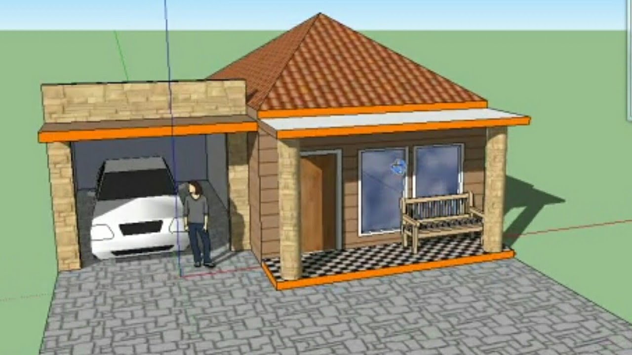 CARA DESAIN RUMAH 3D UNTUK PEMULA - YouTube