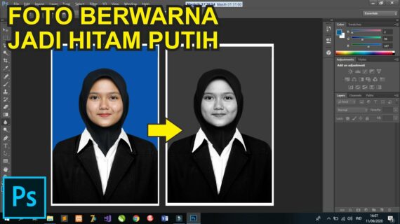 Hebat! Cara Membuat Foto Hitam Di Photoshop Terbaik