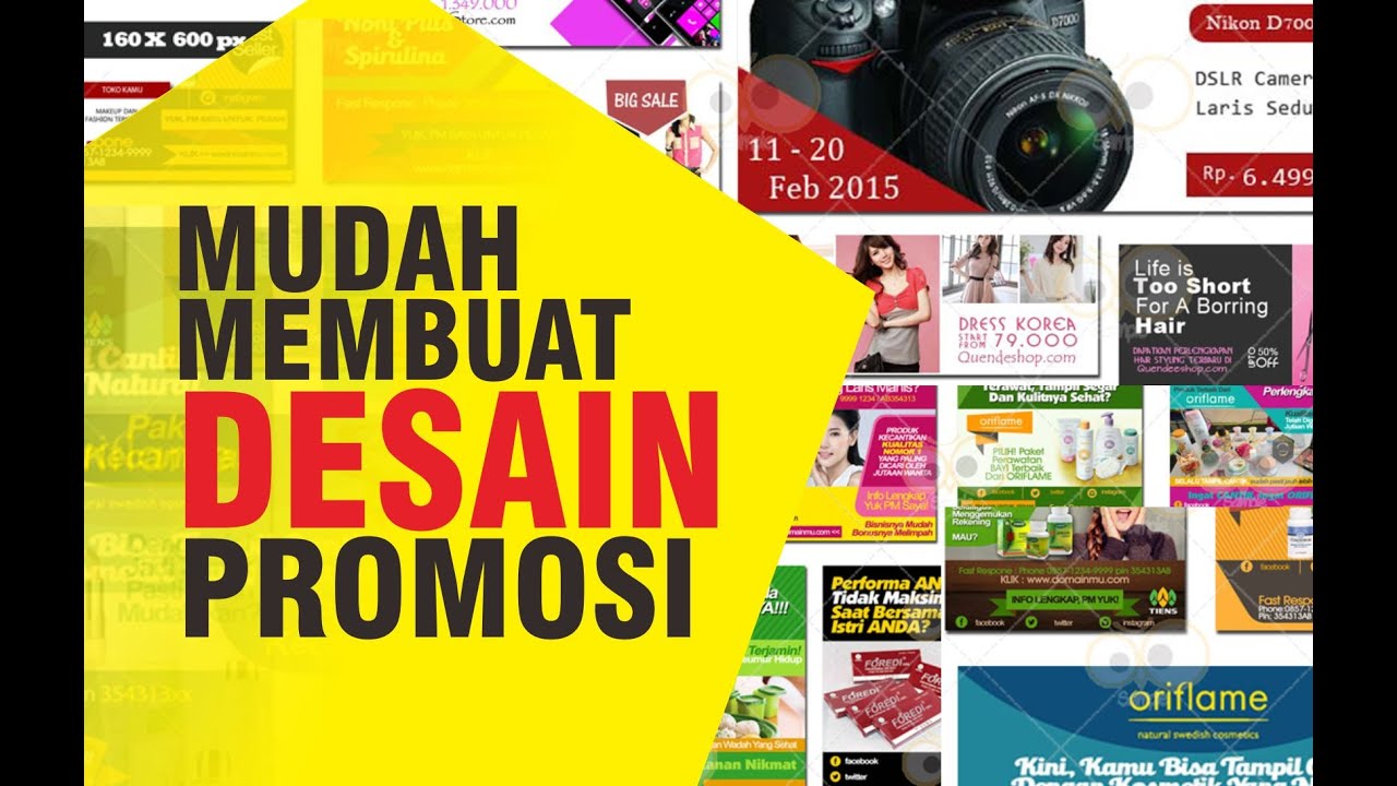 Mudah Membuat Desain Promosi dengan Ini - YouTube