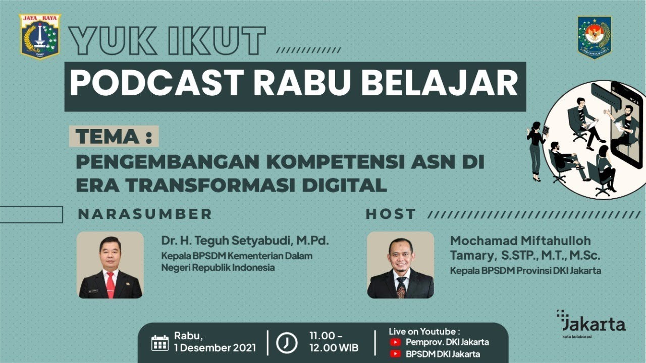 PODCAST RABU BELAJAR BPSDM DKI (Relay) - YouTube