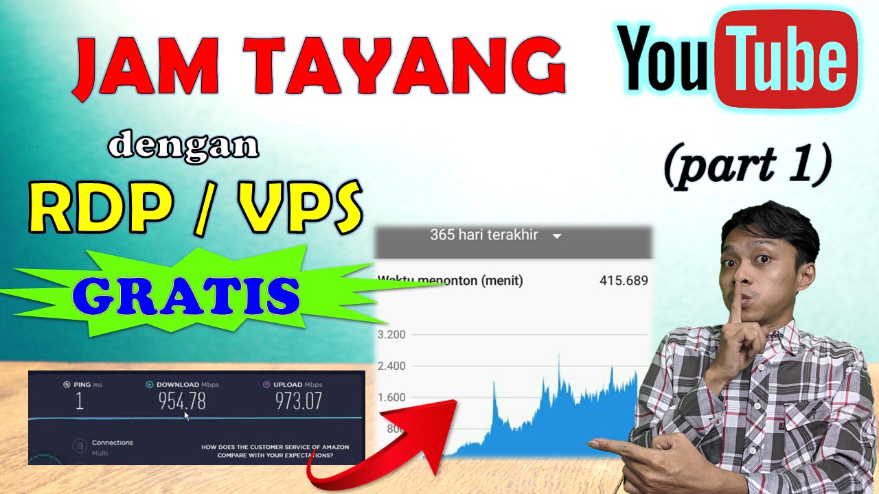 Cara Menambah Jam Tayang Youtube Dengan RDP VPS GRATIS – Metrik TV