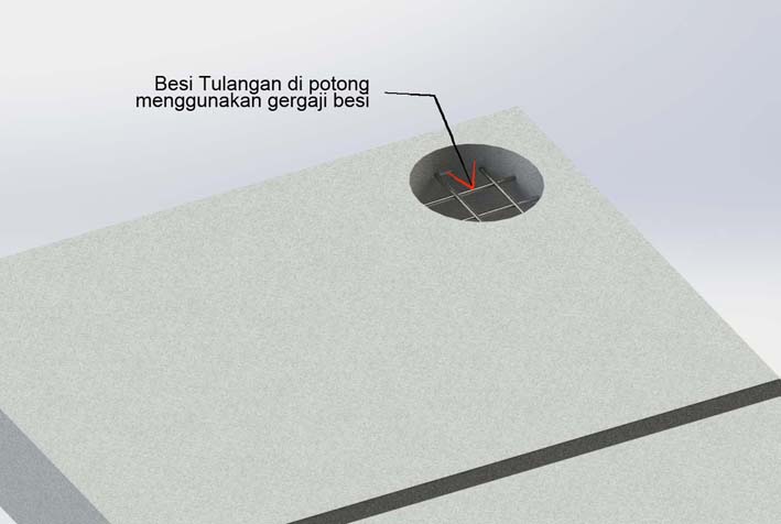 Panel Lantai Probolinggo: CARA MEMBUAT LUBANG FLOOR DRAIN PADA PANEL