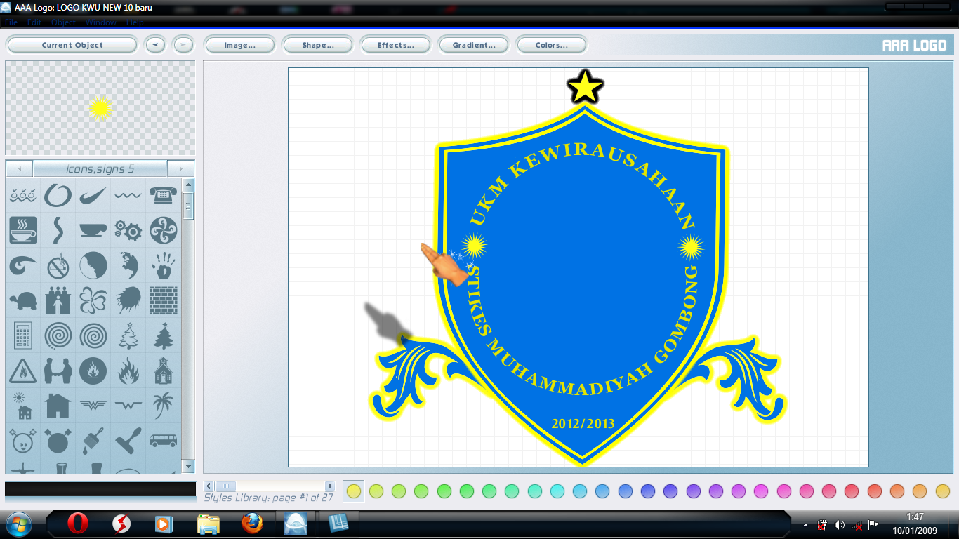 Tips And Trick : Cara Membuat LOGO Tanpa CorelDraw