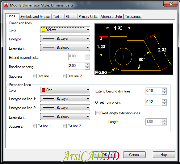 Cara Buat Dimension Di Autocad