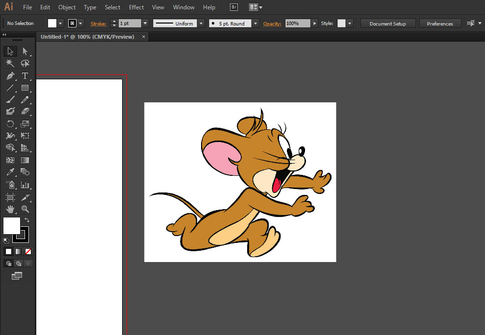 Cara Crop Gambar Menyesuaikan bentuk di Adobe Illustrator