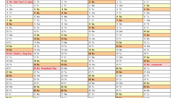 Inilah Download Template Kalender 2023 Excel Terbaik