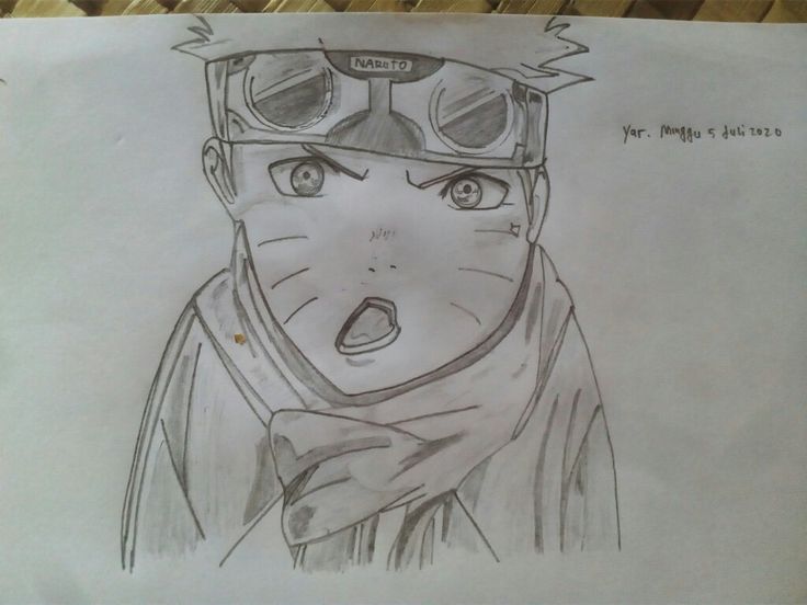 Sketsa Naruto Pensil