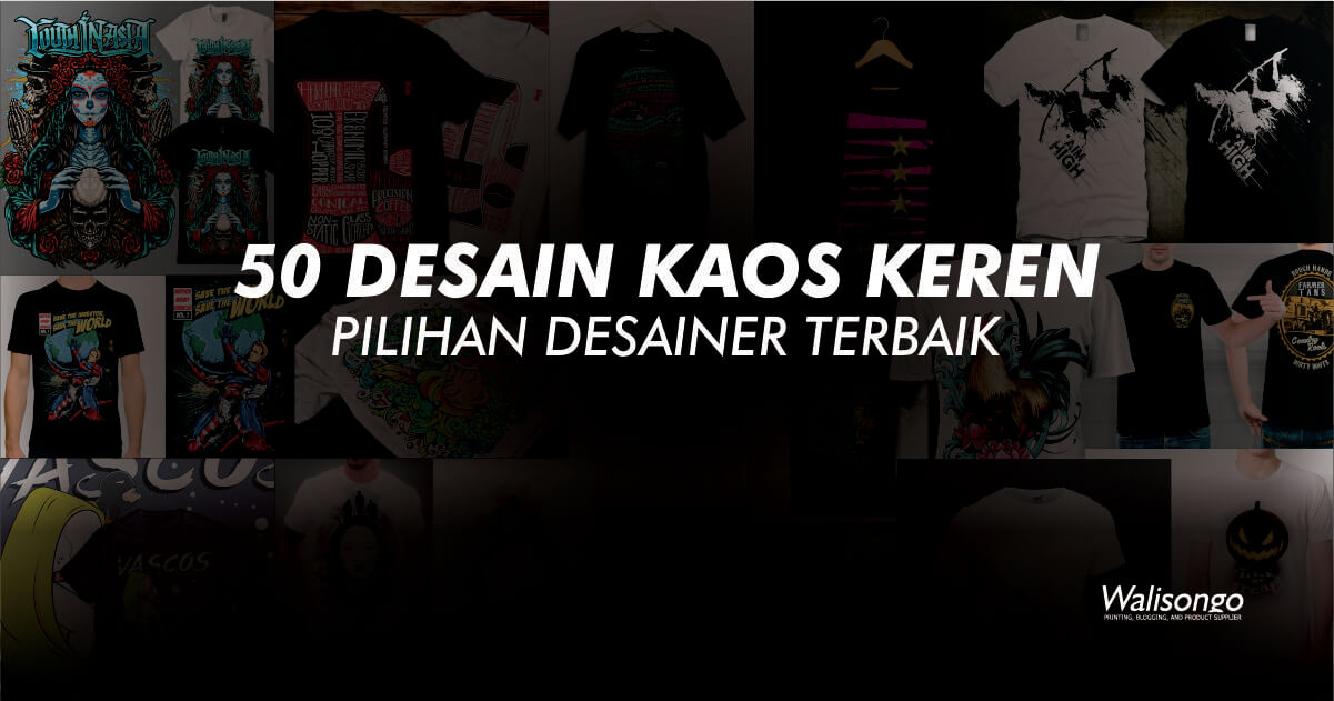 Desain kaos pilihan desainer