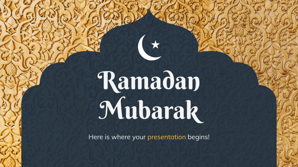 Ramadan Mubarak Presentation Template