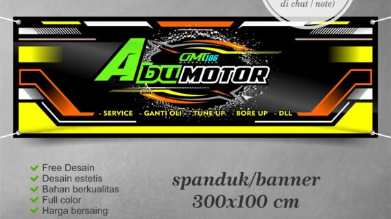 Inilah Desain Spanduk Bengkel Motor Wajib Kamu Ketahui