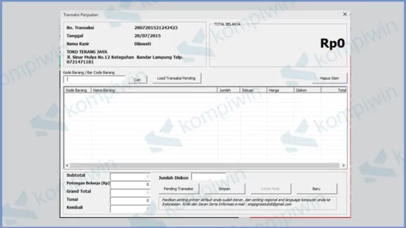 Hebat! Download Aplikasi Penjualan Excel Gratis Full Version Terbaik