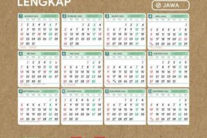 Hebat! Download Kalender 2023 Lengkap Dengan Pasaran Jawa Terpecaya