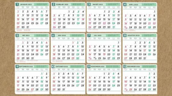 Hebat! Download Kalender 2023 Lengkap Dengan Pasaran Jawa Terpecaya