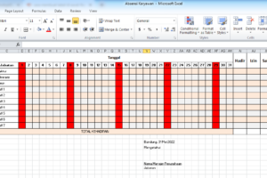 Inilah Download Format Data Karyawan Excel Terpecaya