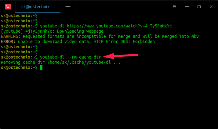 Fix "Unable to download video data: HTTP Error 403: Forbidden" Error