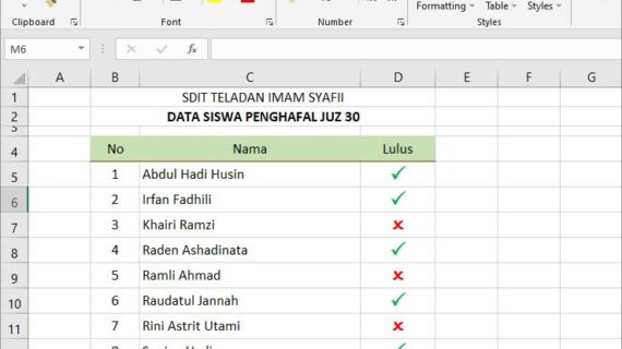 Rahasia Membuat Logo Ceklis Di Excel Terpecaya