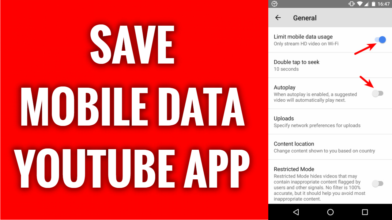 How to Save Mobile Data on YouTube App? | FreewaySocial