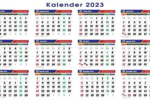 Hebat! Download Kalender 2023 Lengkap Dengan Tanggal Merah Dan Cuti Bersama Wajib Kamu Ketahui