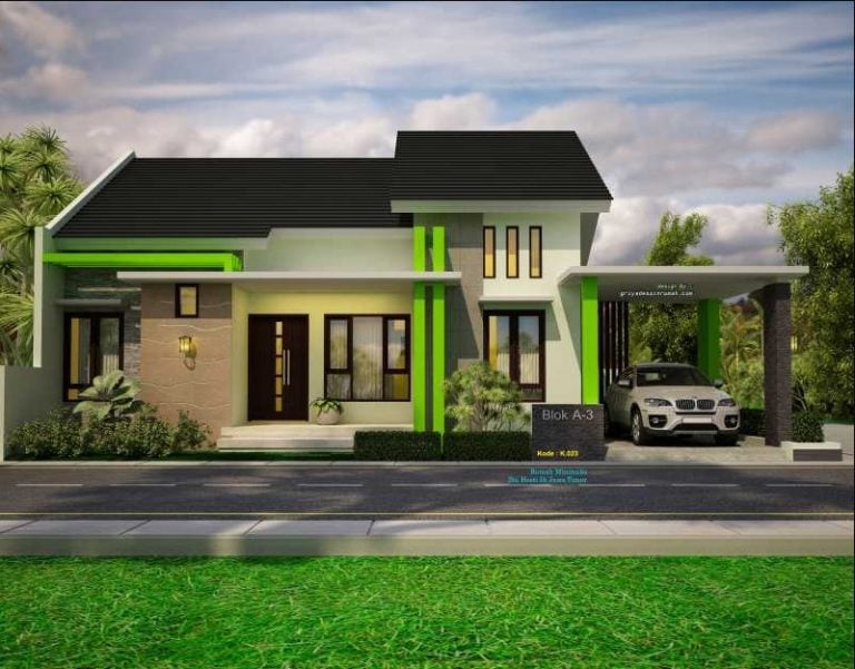 Luar biasa Desain Rumah Minimalis Modern Warna Hijau 48 Di Desain Rumah