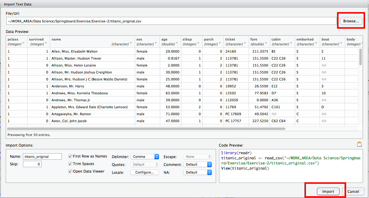 Import a CSV Data Set using RStudio - OindrilaSen