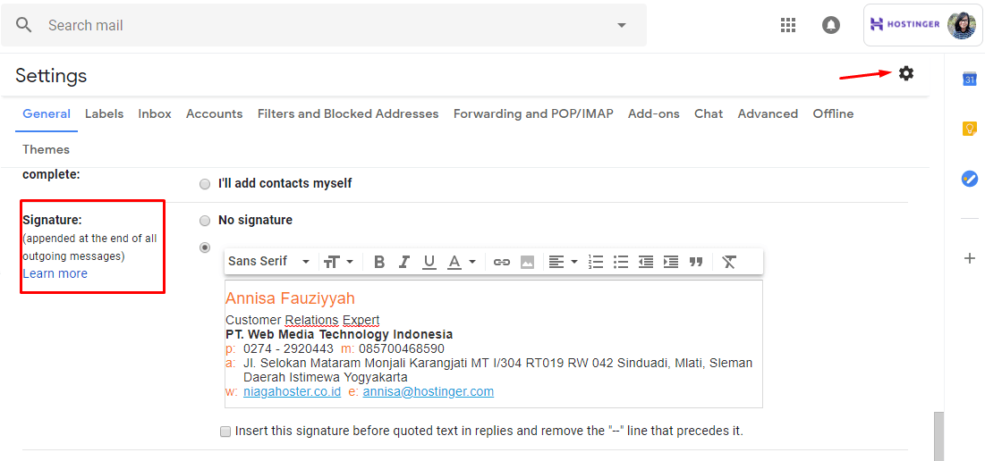 Contoh Tanda Tangan Email Keren – Amat