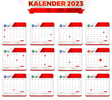 Wow! Free Download Kalender 2023 Lengkap Dengan Tanggal Merah Terbaik