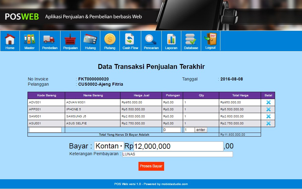 Aplikasi Penjualan Dan Stok Barang Dengan Excel