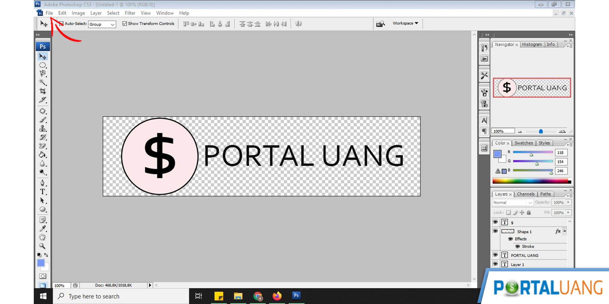 Cara Membuat Logo Menjadi Hitam Putih di Photoshop