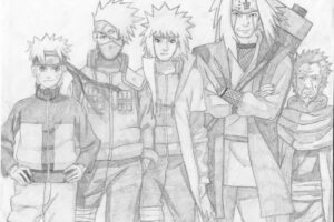 Terbongkar! Membuat Gambar Naruto Memakai Pensil Terbaik