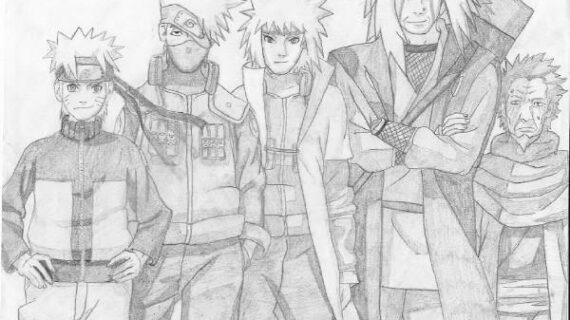 Terbongkar! Membuat Gambar Naruto Memakai Pensil Terbaik