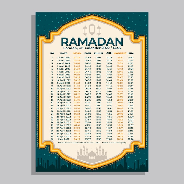 Ramadan schedule 2023 Vectors & Illustrations for Free Download | Freepik