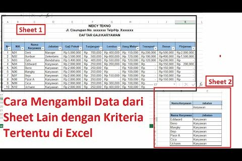 Hebat! Cara Mengambil Nama Di Excel Wajib Kamu Ketahui