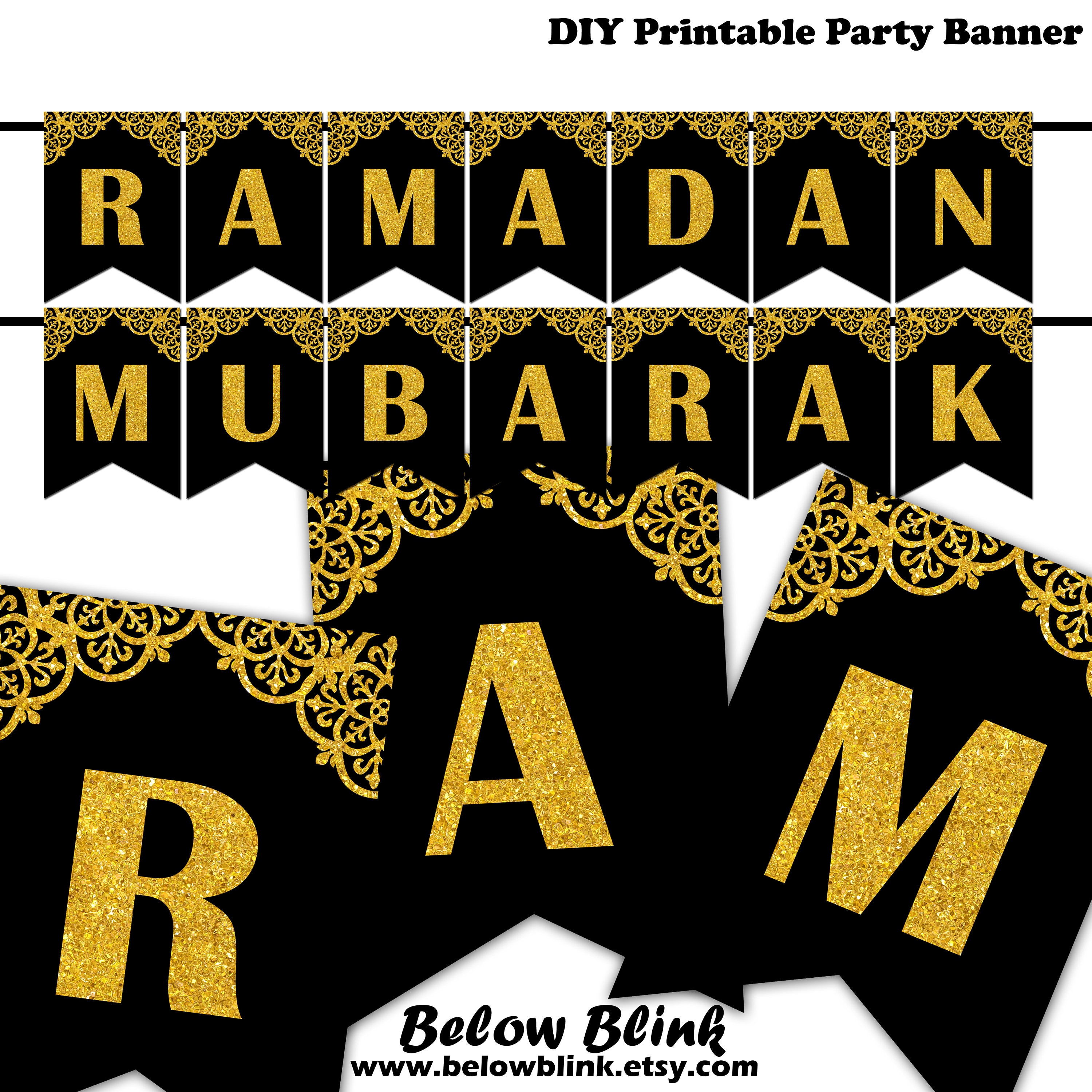 Printable Ramadan Banner - Printable Templates