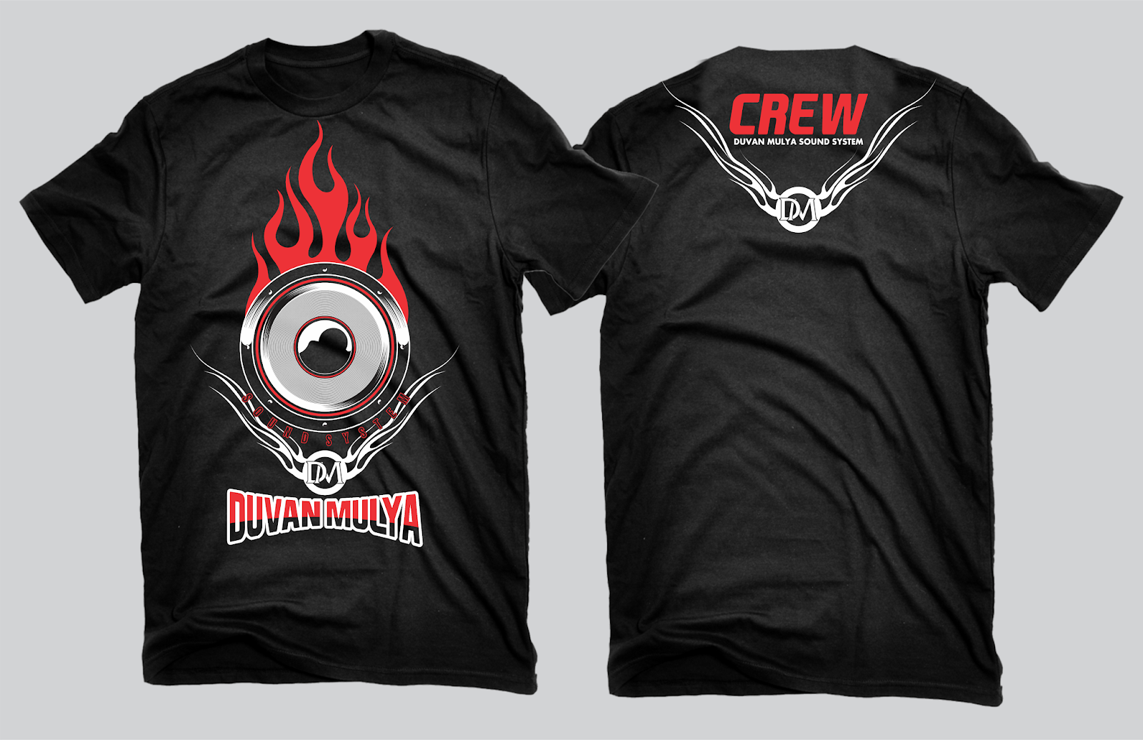 Desain Kaos Crew Sound System | Gejorasain