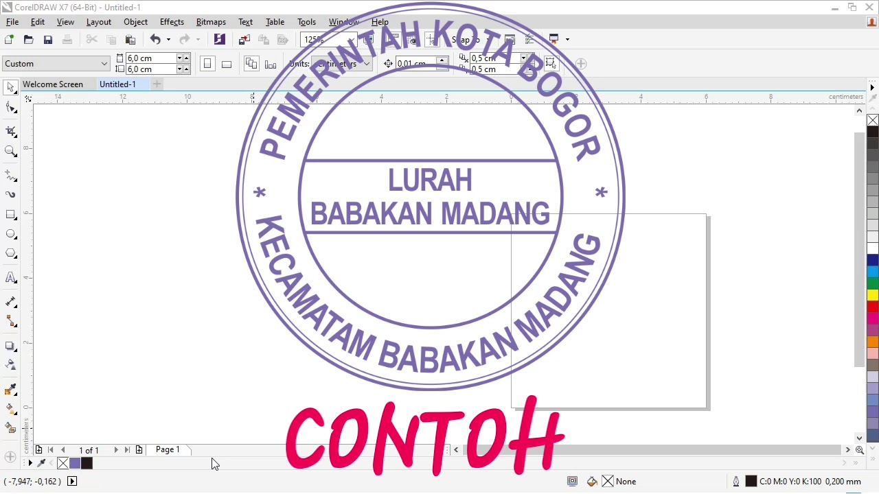 Cara membuat stempel