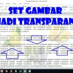 Terungkap Membuat Logo Transparan Di Word Wajib Kamu Ketahui