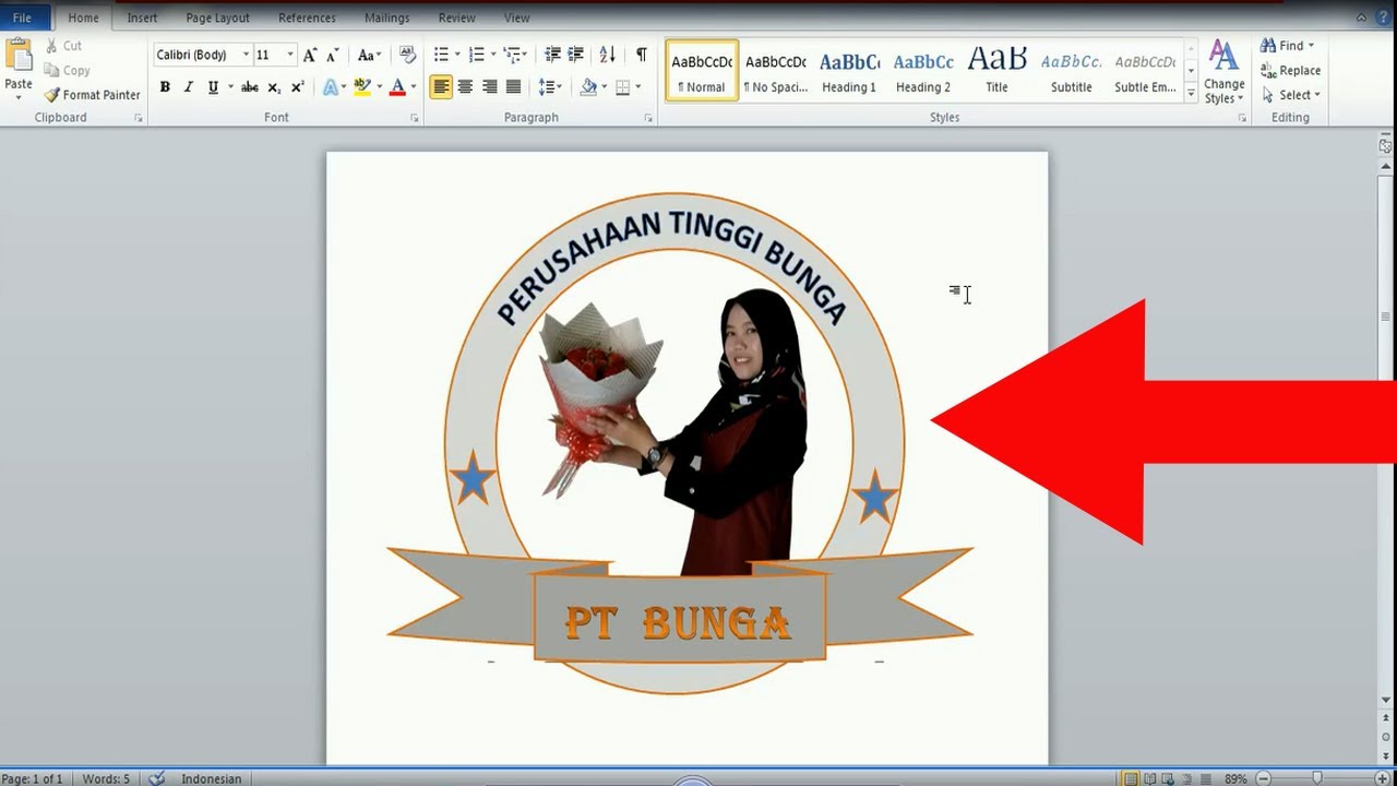 Cara Membuat Logo Usaha Sederhana di Microsoft Word 2010