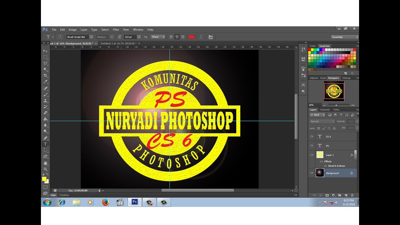 Cara Membuat Logo Dengan Photoshop - Neofotografi